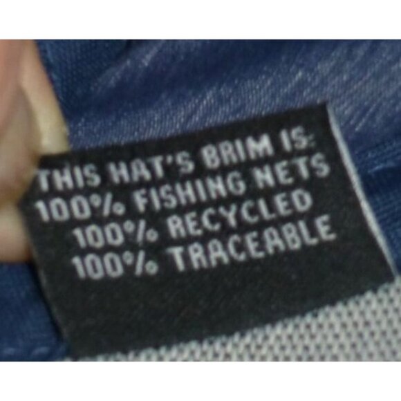 Patagonia Spellout Logo Netplus Blue Adjustable Snapback Hat - Picture 8 of 10